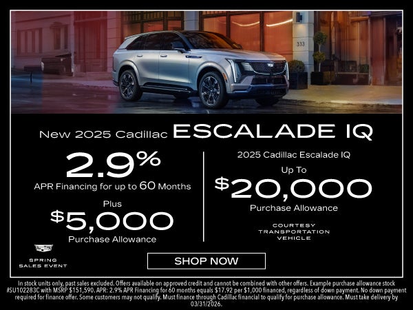 New 2025 Cadillac Escalade IQ