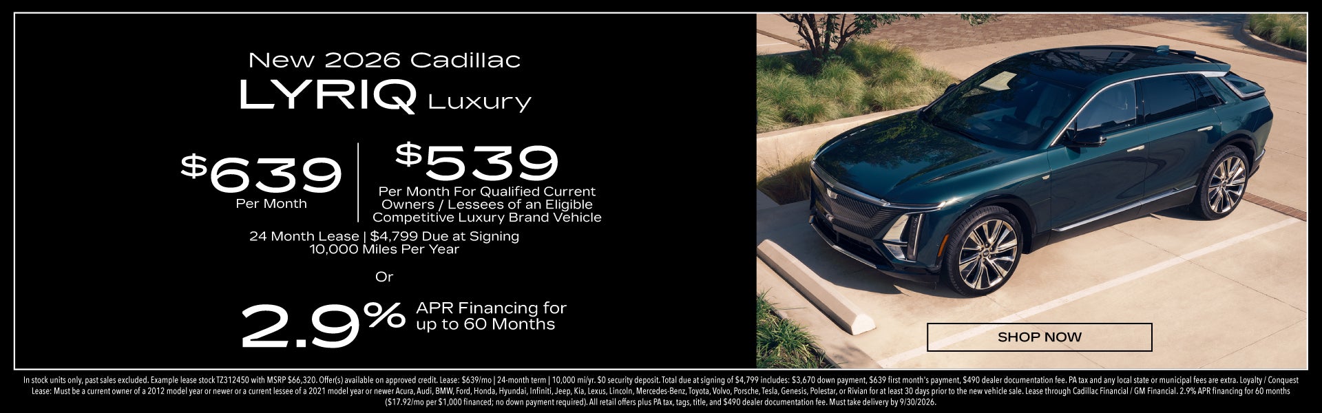 New 2026 Cadillac LYRIQ Luxury