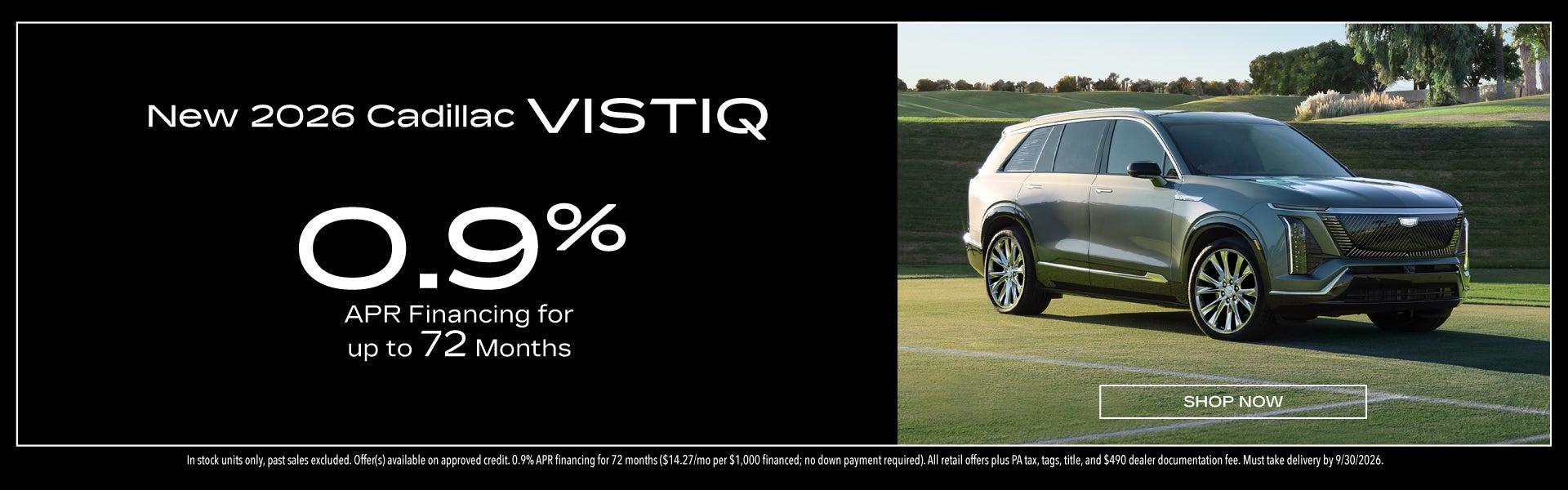 New 2026 Cadillac VISTIQ