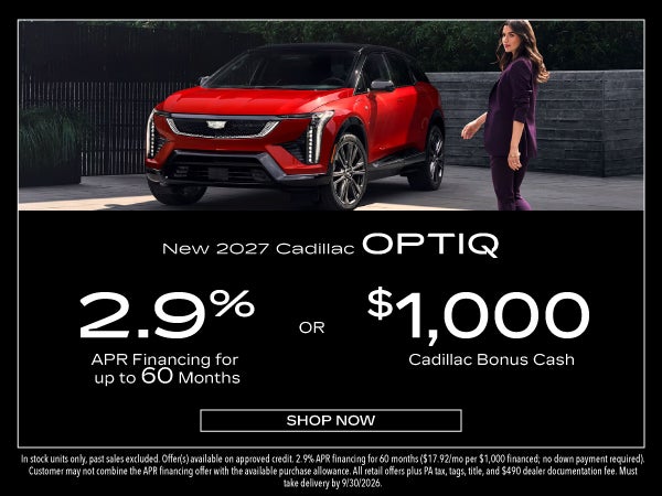 New 2027 Cadillac OPTIQ