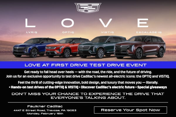 LOVE AT FIRST DRIVE TEST DRIVE EVENT